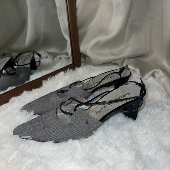 Charles Jourdan Paris Strappy Heels - Picture 4 of 9